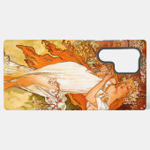 Coque Samsung Galaxy Alphonse Mucha Printemps Art Nouveau (Verso Horizontal)