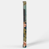 Coque Samsung Galaxy Alphonse Mucha Style Chat blanc (Côté droit)