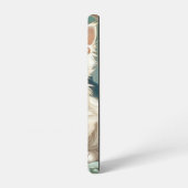 Coque Samsung Galaxy Alphonse Mucha Style Chat blanc (Côté gauche)