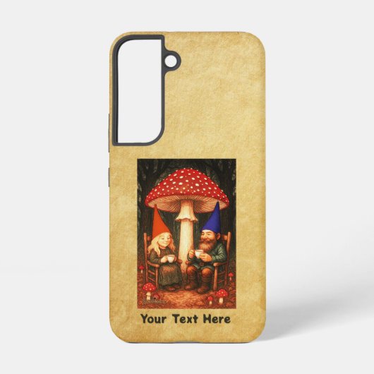 Coque Samsung Galaxy Amanite et Gnomes (Verso)
