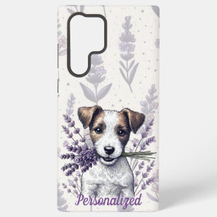 Coque Samsung Galaxy Amour de Terrier Lilas