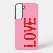 Coque Samsung Galaxy Amour Rouge Gonflé (Verso)