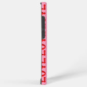 Coque Samsung Galaxy Amour Rouge Gonflé (Côté droit)