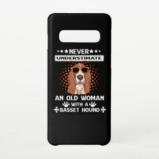 Coque Samsung Galaxy S10 Amoureux des chiens Basset| Ne jamais sous-estimer
