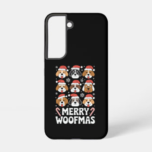 Coque Samsung Galaxy Amoureux des chiens de Dog Mama Christmas Joyeux W