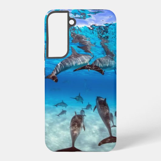 Coque Samsung Galaxy Amusement avec dauphin (Verso)