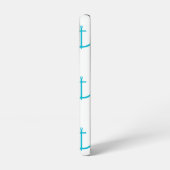 Coque Samsung Galaxy Ancre Motif bleu turquoise (Côté gauche)