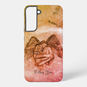 Coque Samsung Galaxy Ange Éros en amour , je t'aime