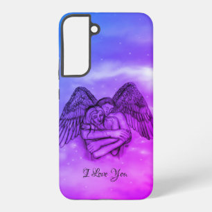 Coque Samsung Galaxy Ange Éros en amour, je t'aime