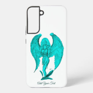 Coque Samsung Galaxy Angel, Noir et Vert design