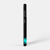 Coque Samsung Galaxy Angel, perdu dans la pensée, noir et vert Design (Côté droit)