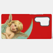 Coque Samsung Galaxy Angle vintage dans la lune (Verso Horizontal)