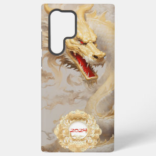 Coque Samsung Galaxy Année chinoise d'or du dragon