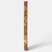 Coque Samsung Galaxy Antique Book Cover, Ornate Swirl Pattern (Côté gauche)