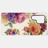 Coque Samsung Galaxy Aquarelle Florale (Verso Horizontal)