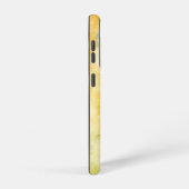 Coque Samsung Galaxy Aquarelle jaune Monogramme Nom Tie Dye Papillon (Côté droit)