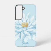 Coque Samsung Galaxy Aquarelle Pastel moderne Floral Girl (Verso)