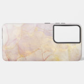 Coque Samsung Galaxy Aquarelle rose et or Abstrait (Côté gauche)