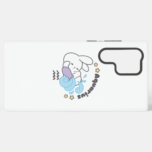 Coque Samsung Galaxy Aquarius Aura : Danse de Bunny (Verso Horizontal)