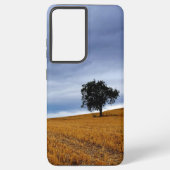 Coque Samsung Galaxy Arbre dans un champ de blé (Verso)