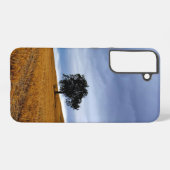 Coque Samsung Galaxy Arbre dans un champ de blé (Verso Horizontal)