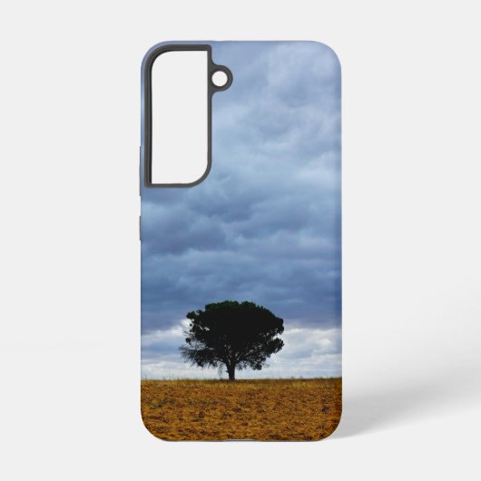 Coque Samsung Galaxy Arbre dans un champ vide (Verso)