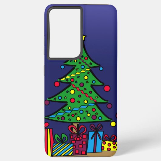 Coque Samsung Galaxy Arbre de Noël (Verso)