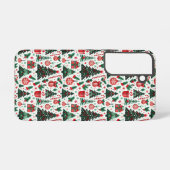 Coque Samsung Galaxy Arbre de Noël, cadeaux, sucre de canne (Verso Horizontal)