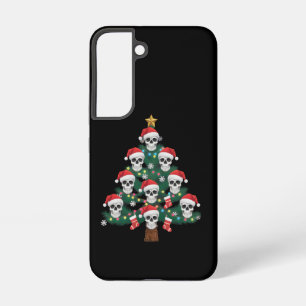 Coque Samsung Galaxy Arbre de Noël crâne Pijama Cool squelette Santa