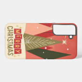 Coque Samsung Galaxy Arbre de Noël rétro/Vintage (Verso Horizontal)