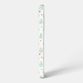 Coque Samsung Galaxy Arbre de Noël rouge et vert (Côté gauche)