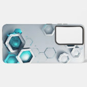 Coque Samsung Galaxy arrière - plan 3d abstrait (Côté gauche)