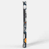 Coque Samsung Galaxy arrière - plan abstrait avec hexagones (Côté droit)