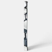 Coque Samsung Galaxy arrière - plan abstrait avec hexagones (Côté gauche)