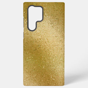 Coque Samsung Galaxy Arrière - plan de texture iridescente or