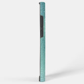 Coque Samsung Galaxy Arrière - plan de texture irisée turquoise (Côté droit)