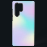 Coque Samsung Galaxy Arrière - plan holographique aux couleurs claires<br><div class="desc">Image de tons pastel holographique arrière - plan design moderne iridescente.</div>