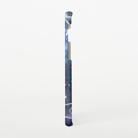 Coque Samsung Galaxy Arrière - plan spatial avec étoiles (Côté gauche)