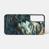 Coque Samsung Galaxy Art 3D de la femme Lune (Verso Horizontal)