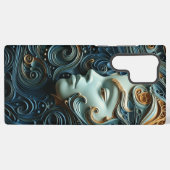 Coque Samsung Galaxy Art 3D de la femme Lune (Verso Horizontal)