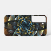 Coque Samsung Galaxy Art abstrait à roue dentée (Verso Horizontal)