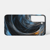 Coque Samsung Galaxy Art abstrait autour du monde (Verso Horizontal)