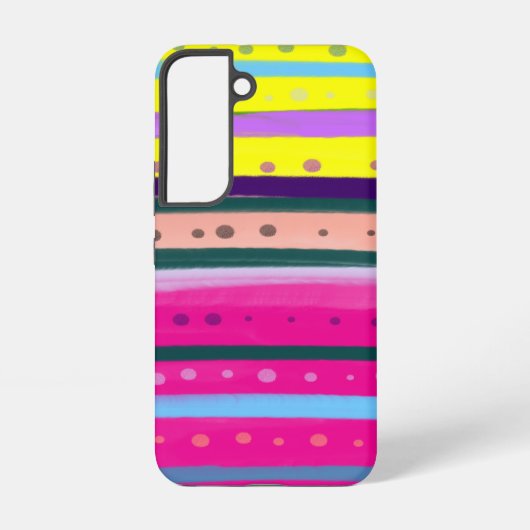 Coque Samsung Galaxy Art abstrait bohème coloré (Verso)