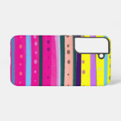 Coque Samsung Galaxy Art abstrait bohème coloré (Verso Horizontal)