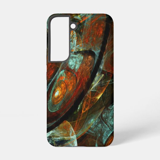 Coque Samsung Galaxy Art abstrait découpé dans le temps (Verso)