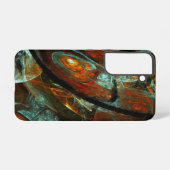 Coque Samsung Galaxy Art abstrait découpé dans le temps (Verso Horizontal)