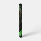 Coque Samsung Galaxy Art abstrait vert autour du monde (Côté gauche)