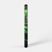 Coque Samsung Galaxy Art abstrait vert autour du monde (Côté droit)