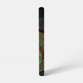 Coque Samsung Galaxy Art abstrait vert de renaissance (Côté gauche)