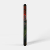 Coque Samsung Galaxy Art abstrait vert de renaissance (Côté droit)